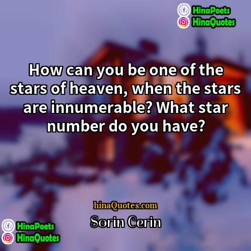 Sorin Cerin Quotes | How can you be one of the
