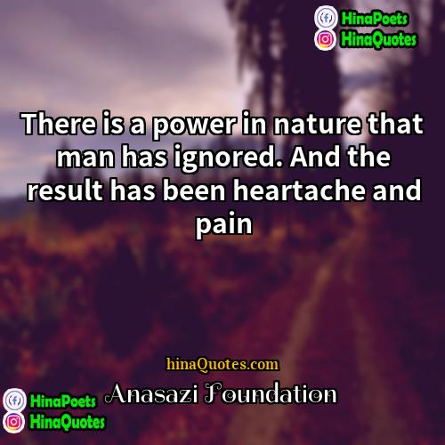 Anasazi Foundation Quotes | There is a power in nature that